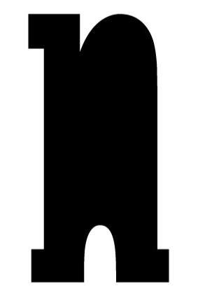 Original letter design for a Slab Serif &quot;N&quot;