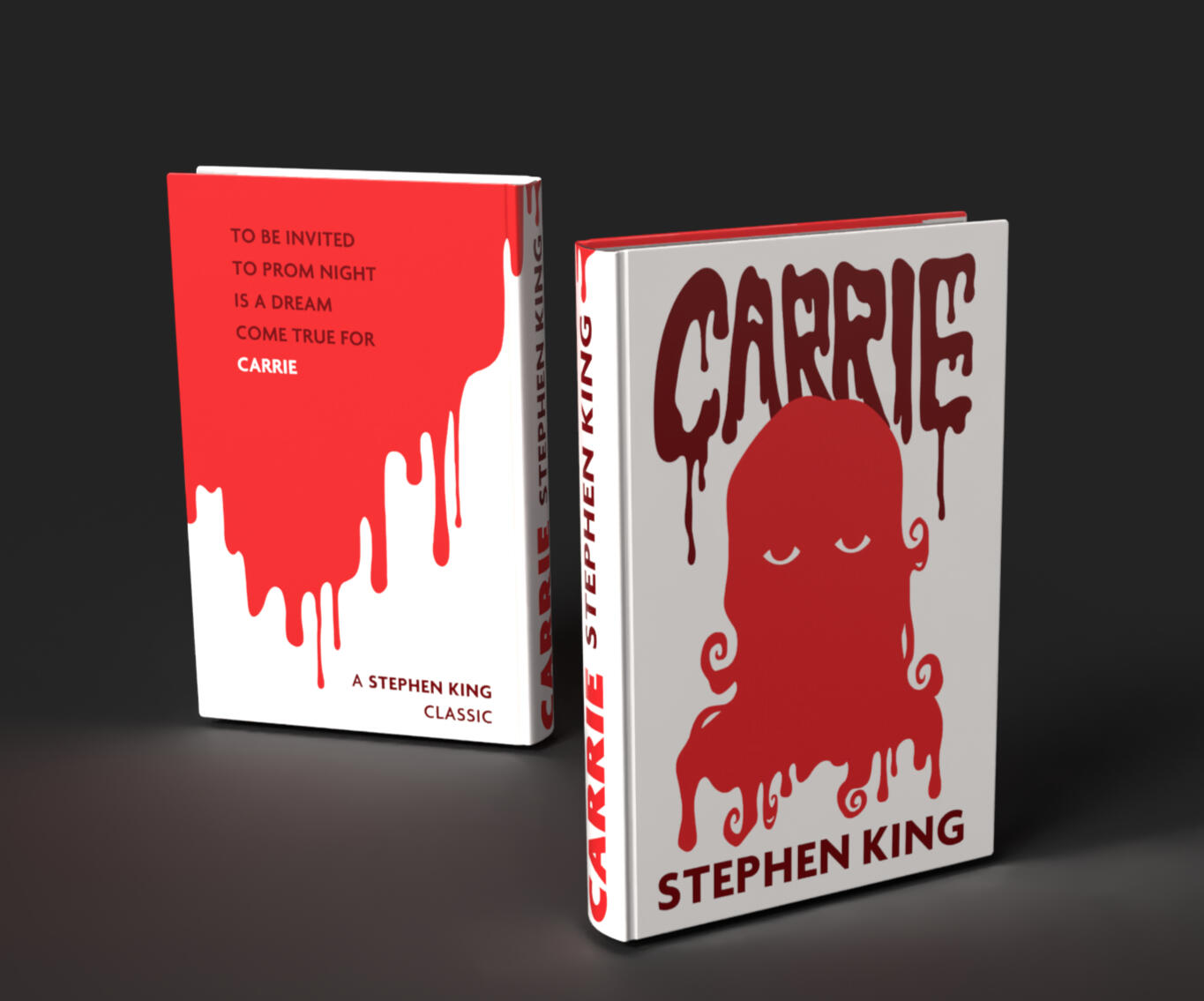 Book cover for Stephen King&#39;s &quot;Carrie&quot;