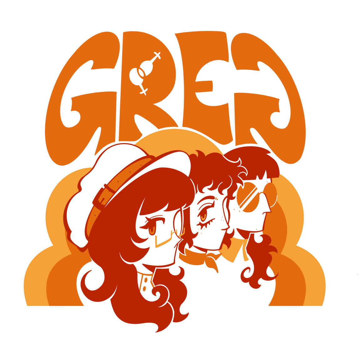 Front band tee design for fake band &quot;GREG&quot;