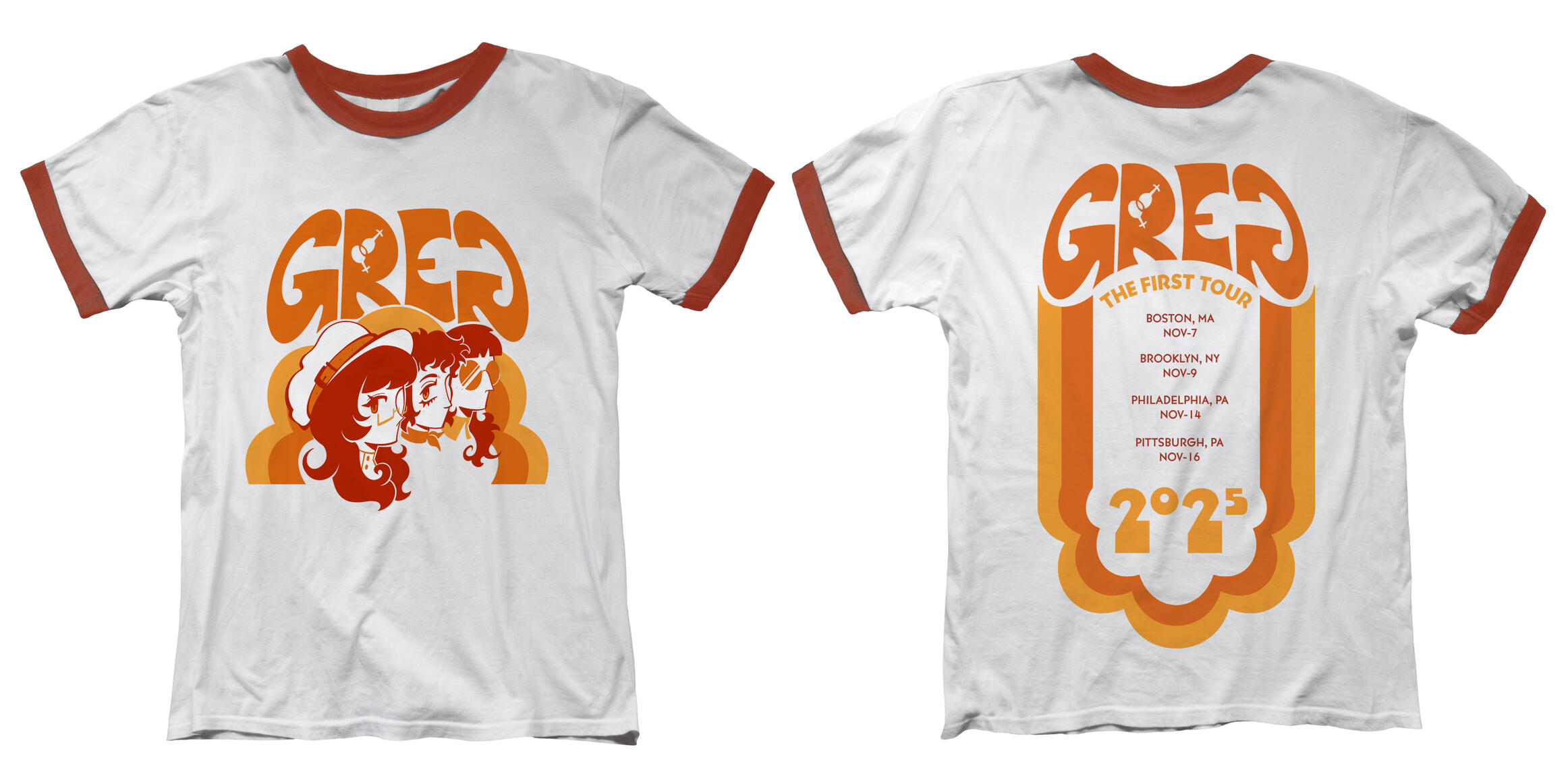 Band tee for fake band &quot;Greg&quot;