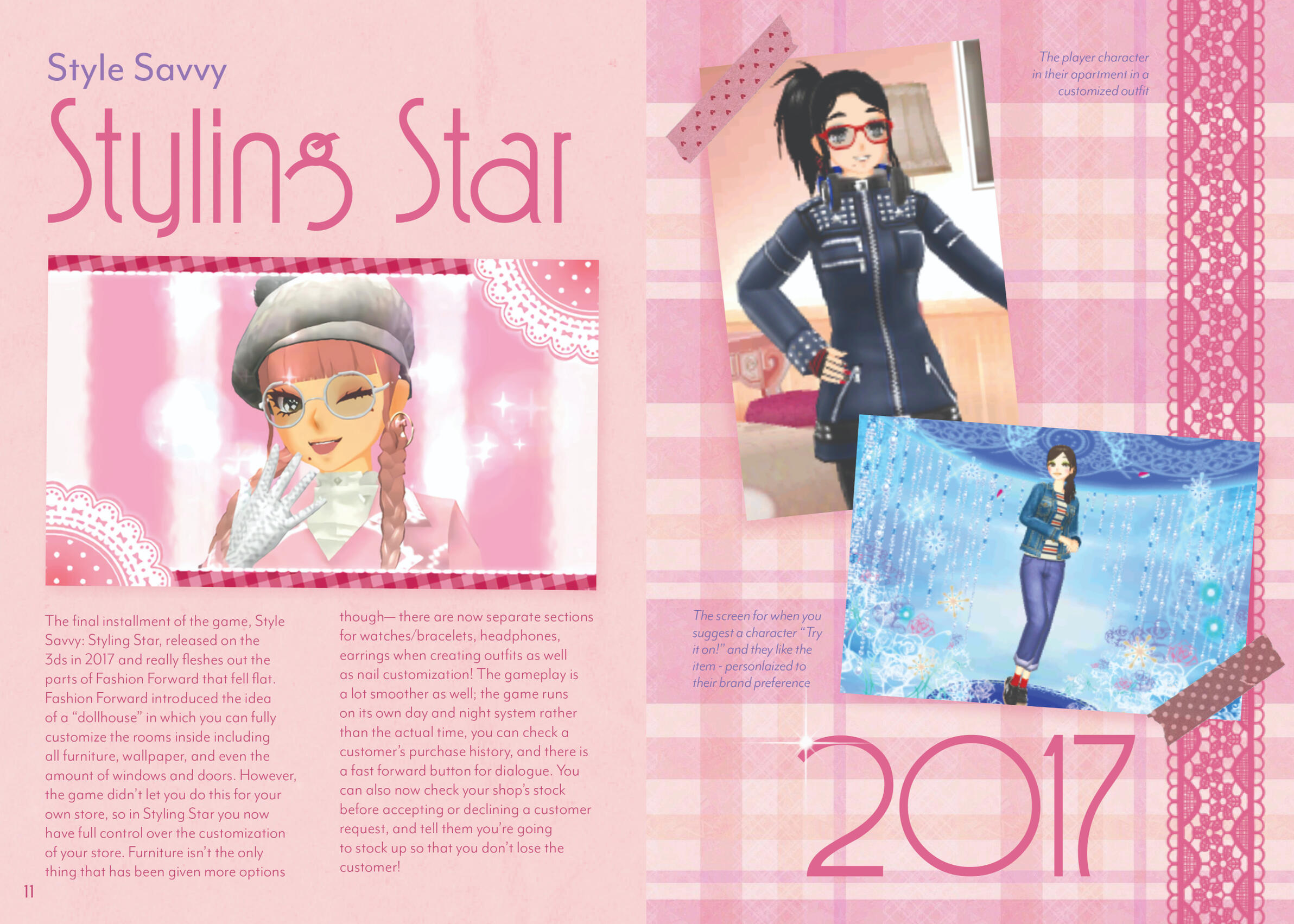 Pages 11-12 of &quot;Style Savvy: A Fashion Time Capsule&quot;