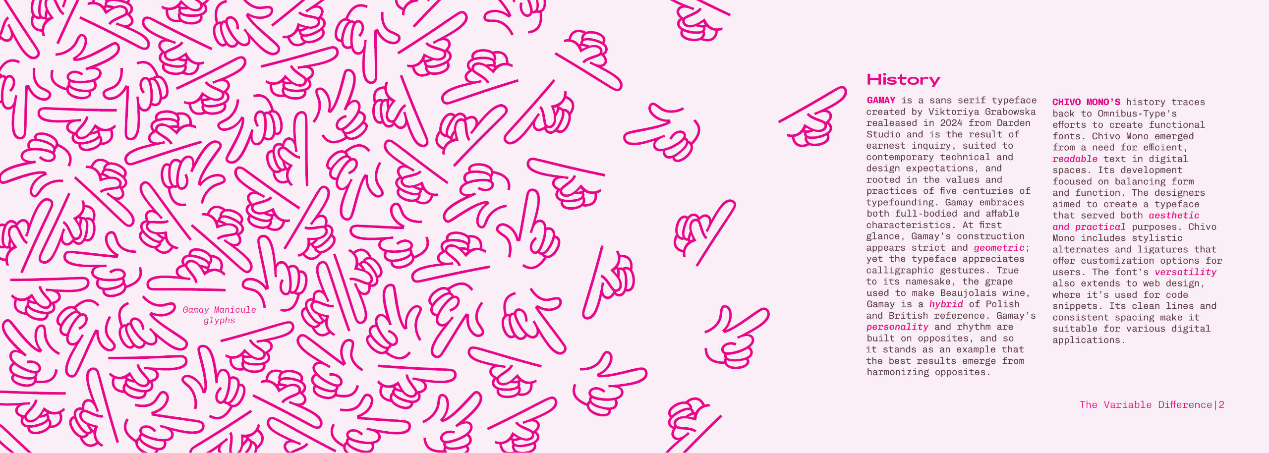 Pages 1-2 of &quot;The Variable Difference&quot;