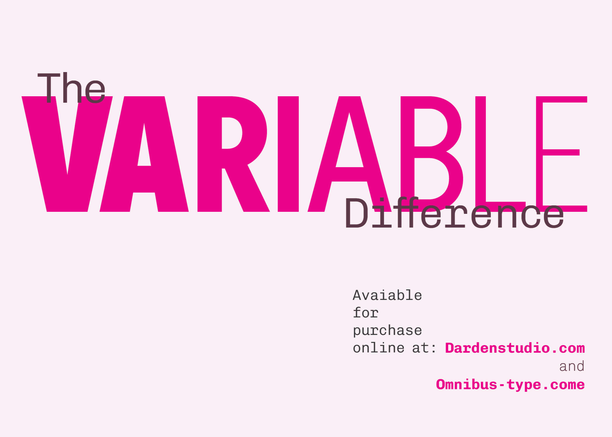 Back cover of &quot;The Variable Difference&quot;