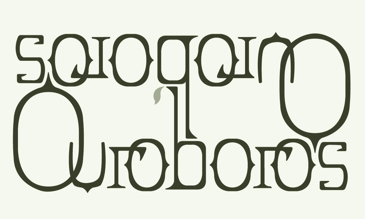 Word mark for original canned tea brand named "Ouroborous"